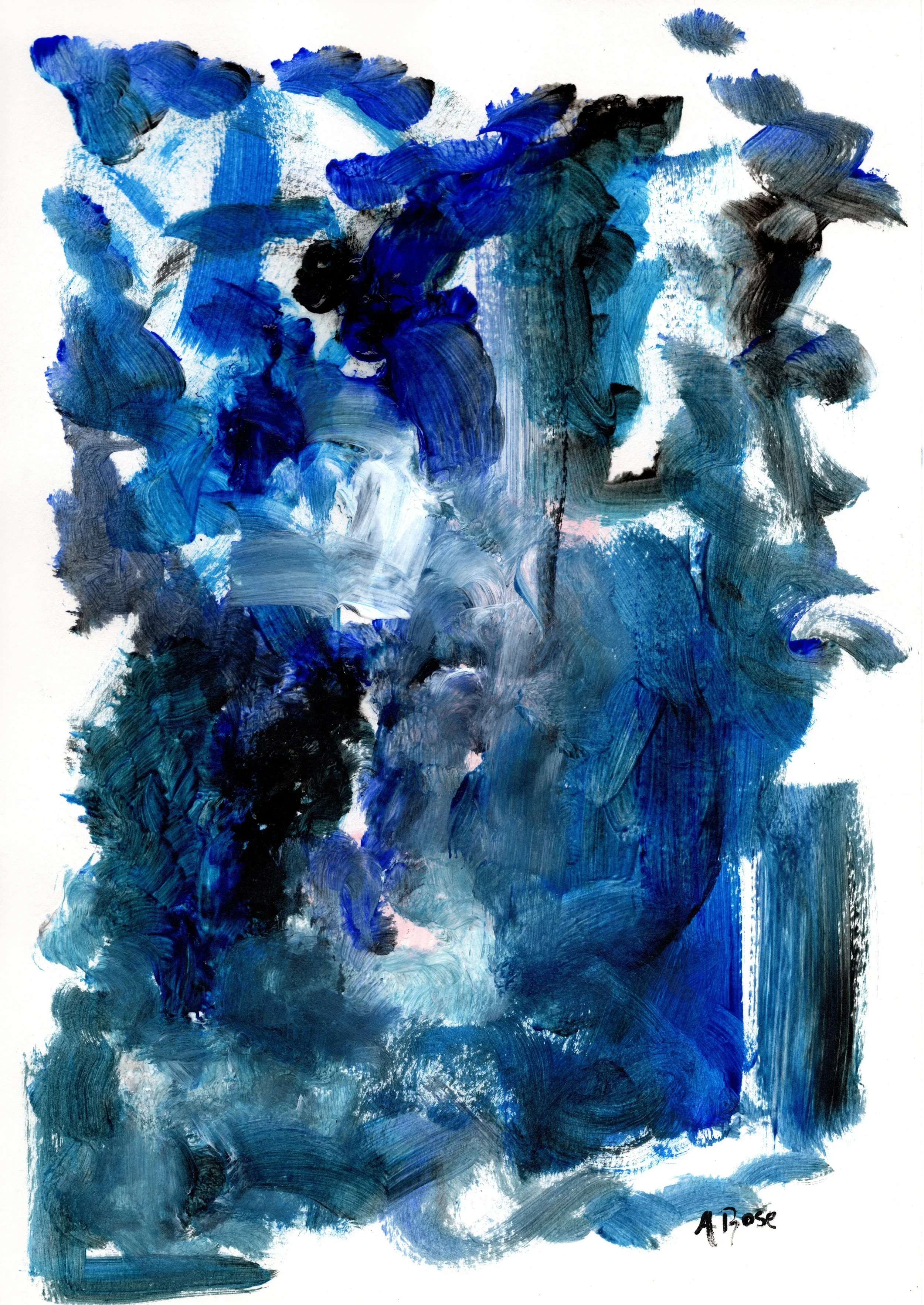 The Blues — original acrylic painting